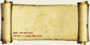 Emilija Perošević vizit kartica